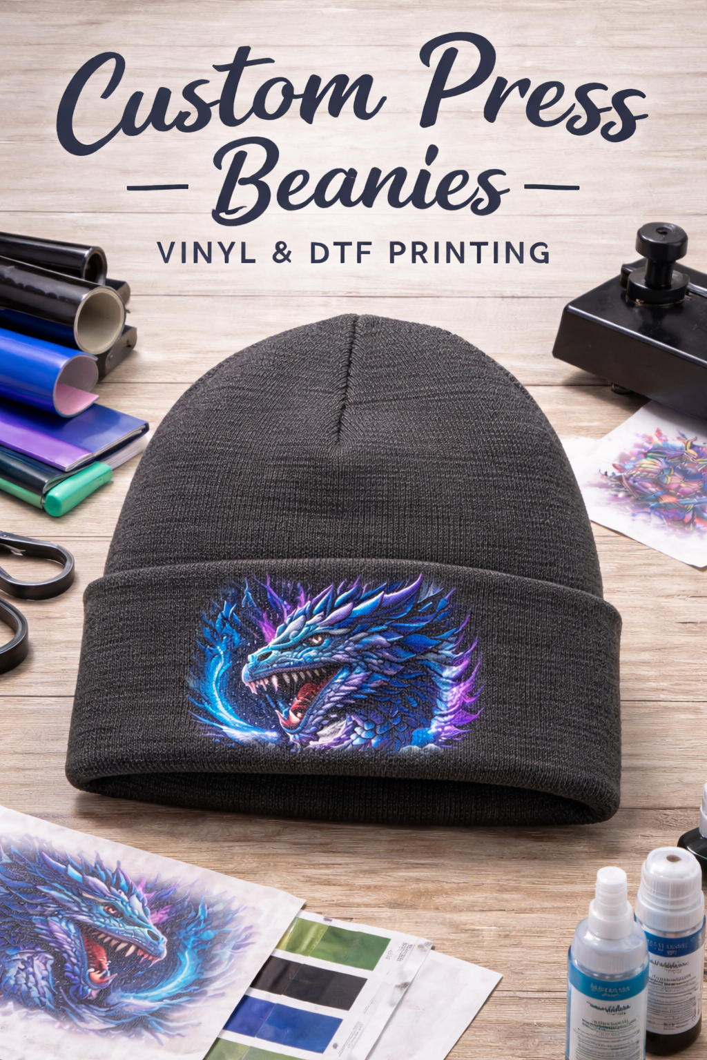 Custom Press Beanies