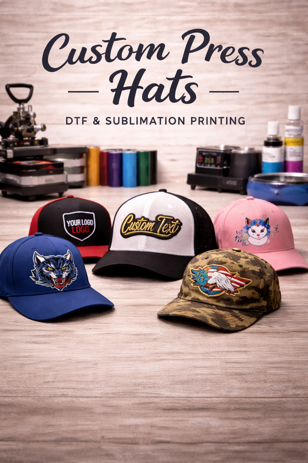 Custom Pressed Hats